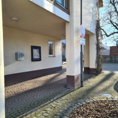 Defibrillator am Bürgerhaus Bimbach