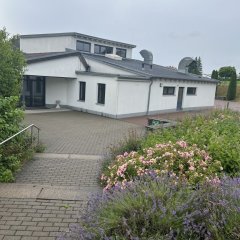 Blick auf das Bürgerhaus Müs