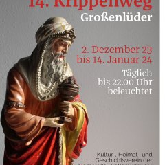 Flyer zum Krippenweg 2023