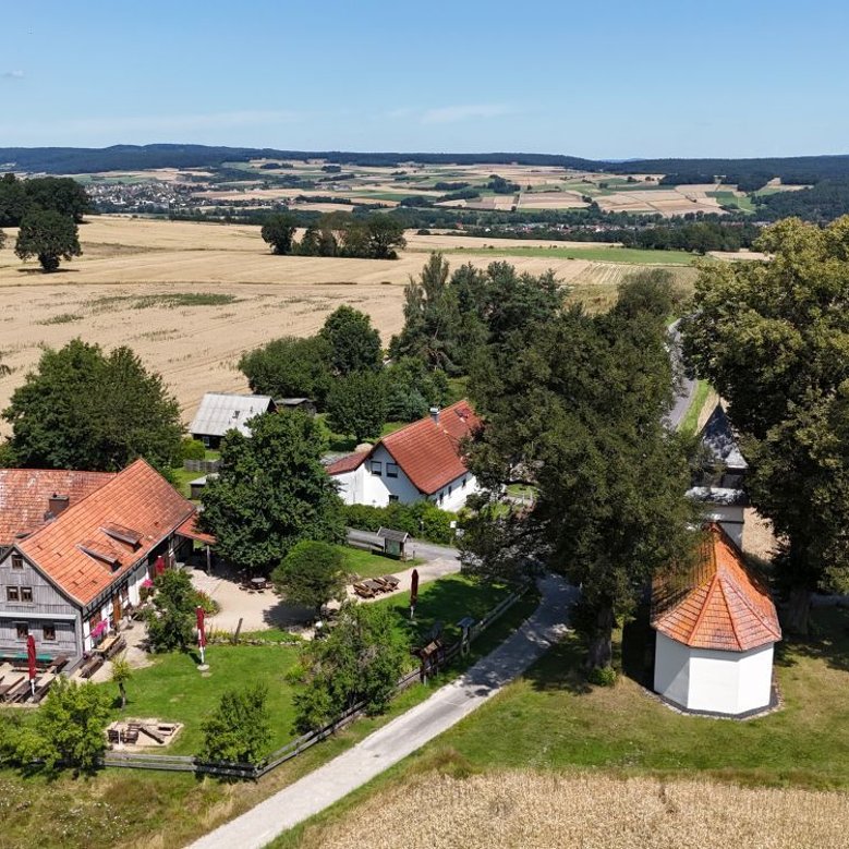 Bimbach Körbelshütte und Schnepfenkapelle