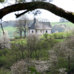 Blick auf die Langenbergkapelle