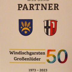 Programmheft der Feierlichkeiten zum Jubiläum der Gemeindepartnerschaft