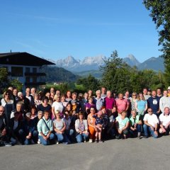 Reisegruppe aus Großenlüder am Sperlhof